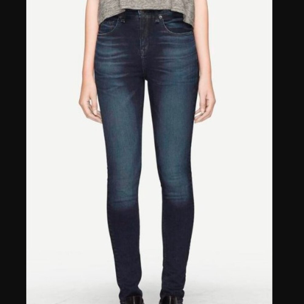 Rag & Bone 10 Inch Skinny Jean in St. Germaine Wash